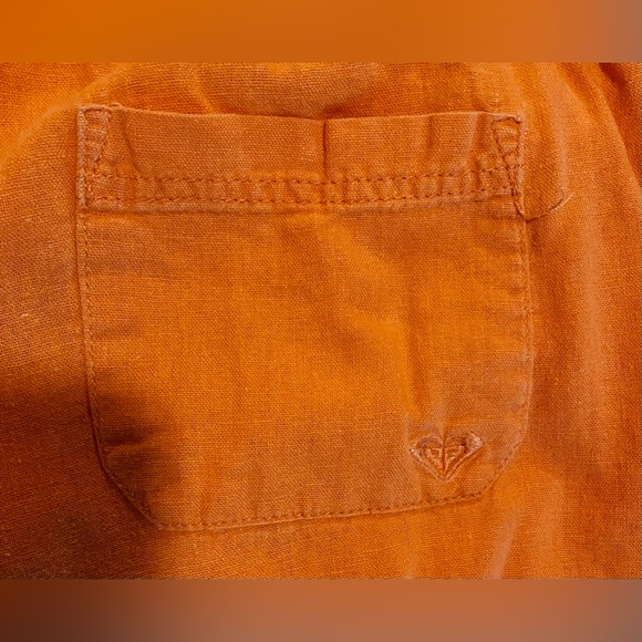 ๐5/$50 Roxy Orange Drawstring Elastic Waist Lounge Pants - Picture 4 of 8